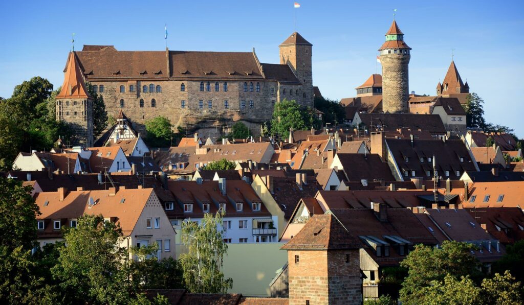 Die Kaiserburg in Nürnberg.