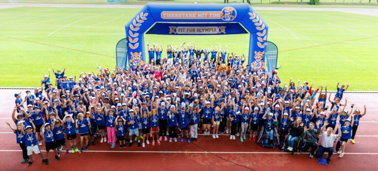 Gruppenbild beim Landesschulsportfest 2026